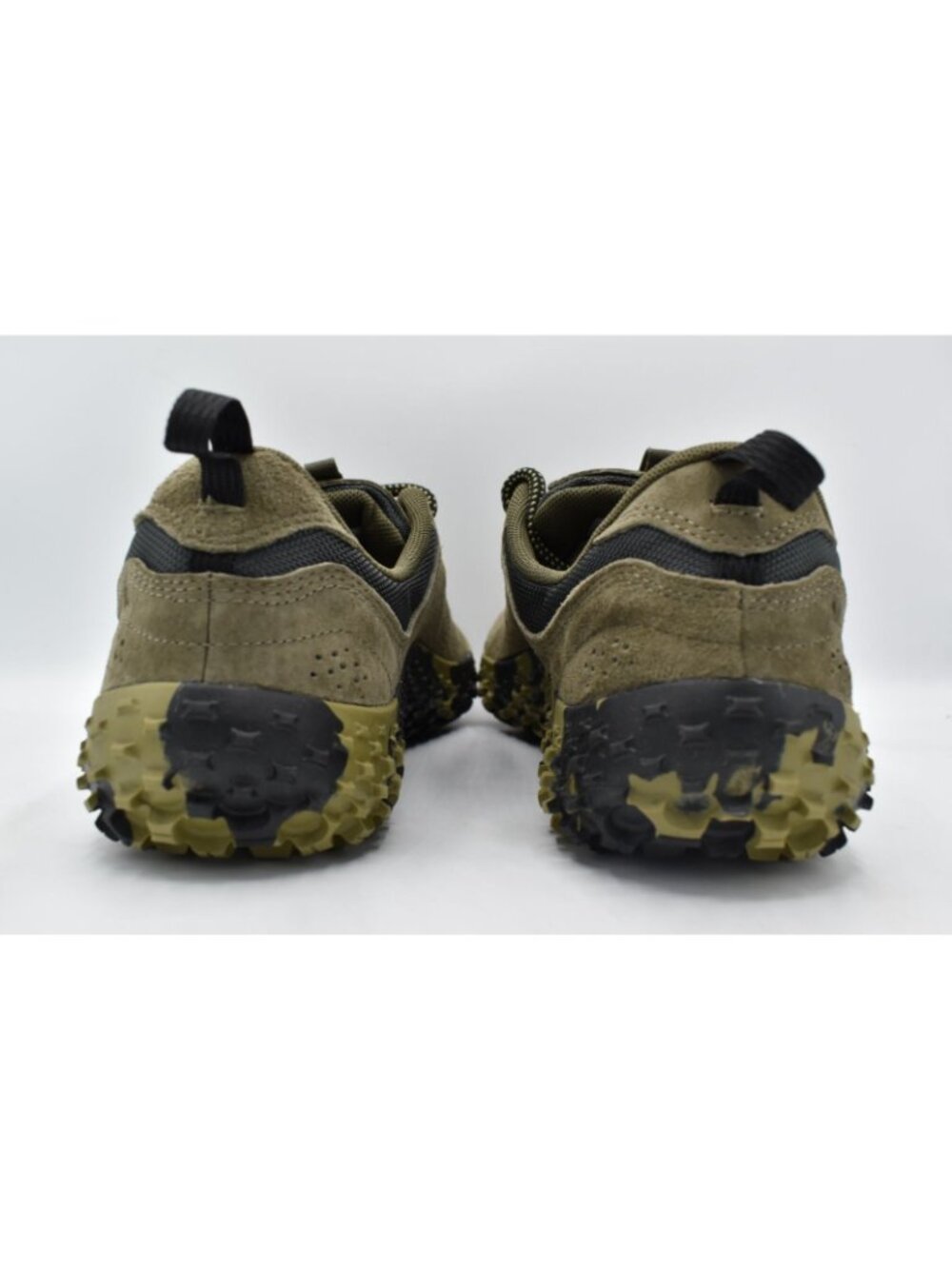 Merrell Mens Size 10 Wrapt Olive Green Leather Lace Up Sneakers Shoes - Picture 4 of 11